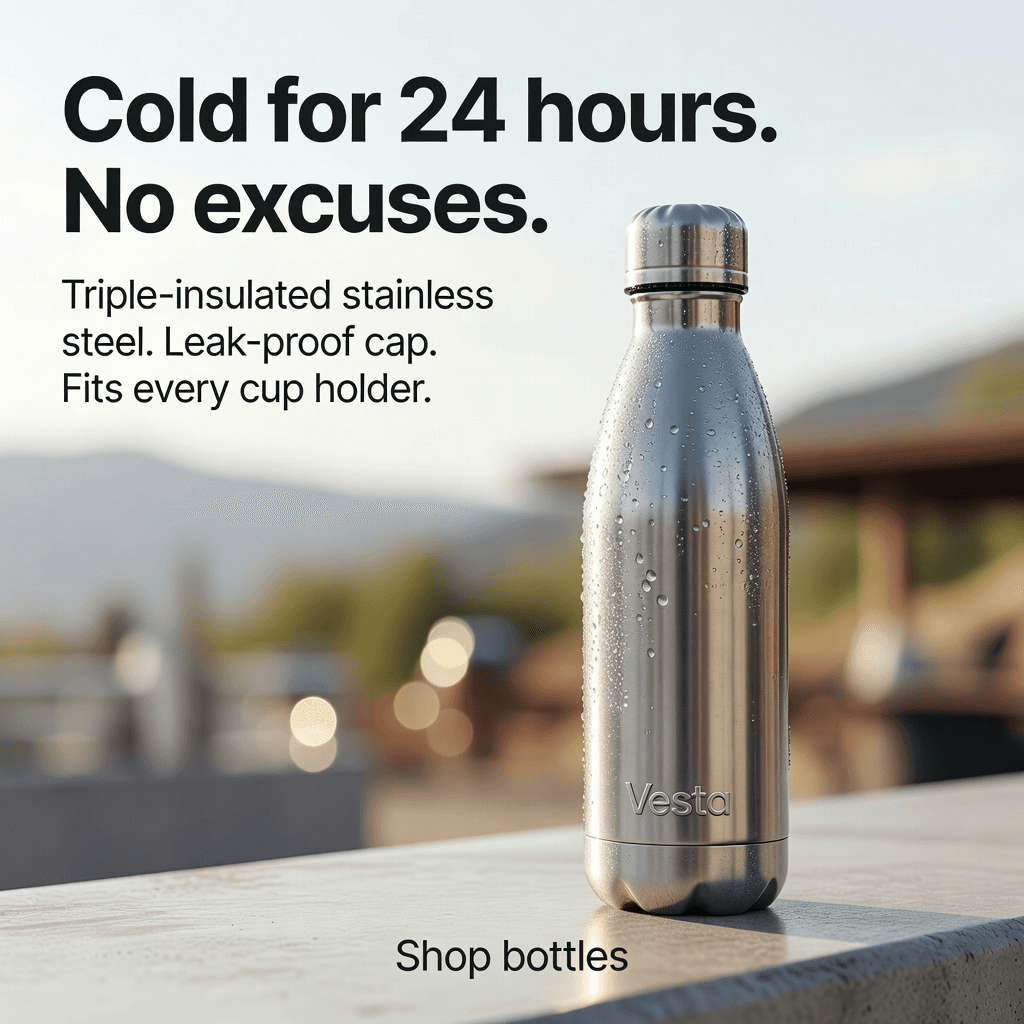 Water Bottle Close-Up