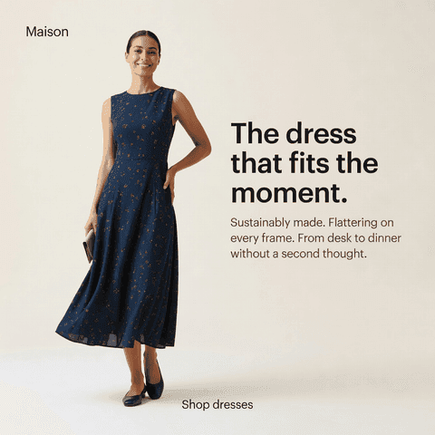 Dress on Model, Studio