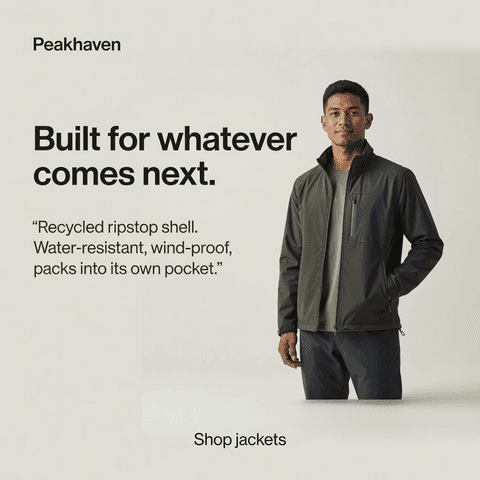 Jacket on Model, Studio