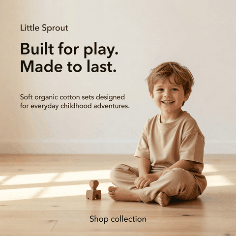 Kids Playwear in Natural Light