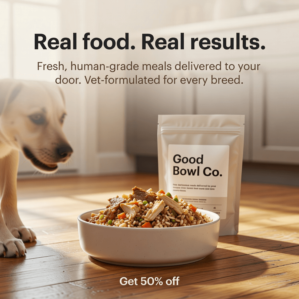 Fresh Pet Food in Bowl