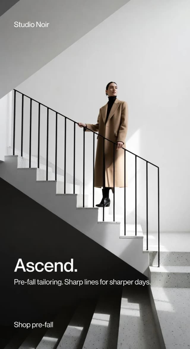 Fashion editorial ad creative